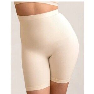 Shapermint Women All Day Everyday High Waisted Shaper Short Sz XL/2XL Beige NWT